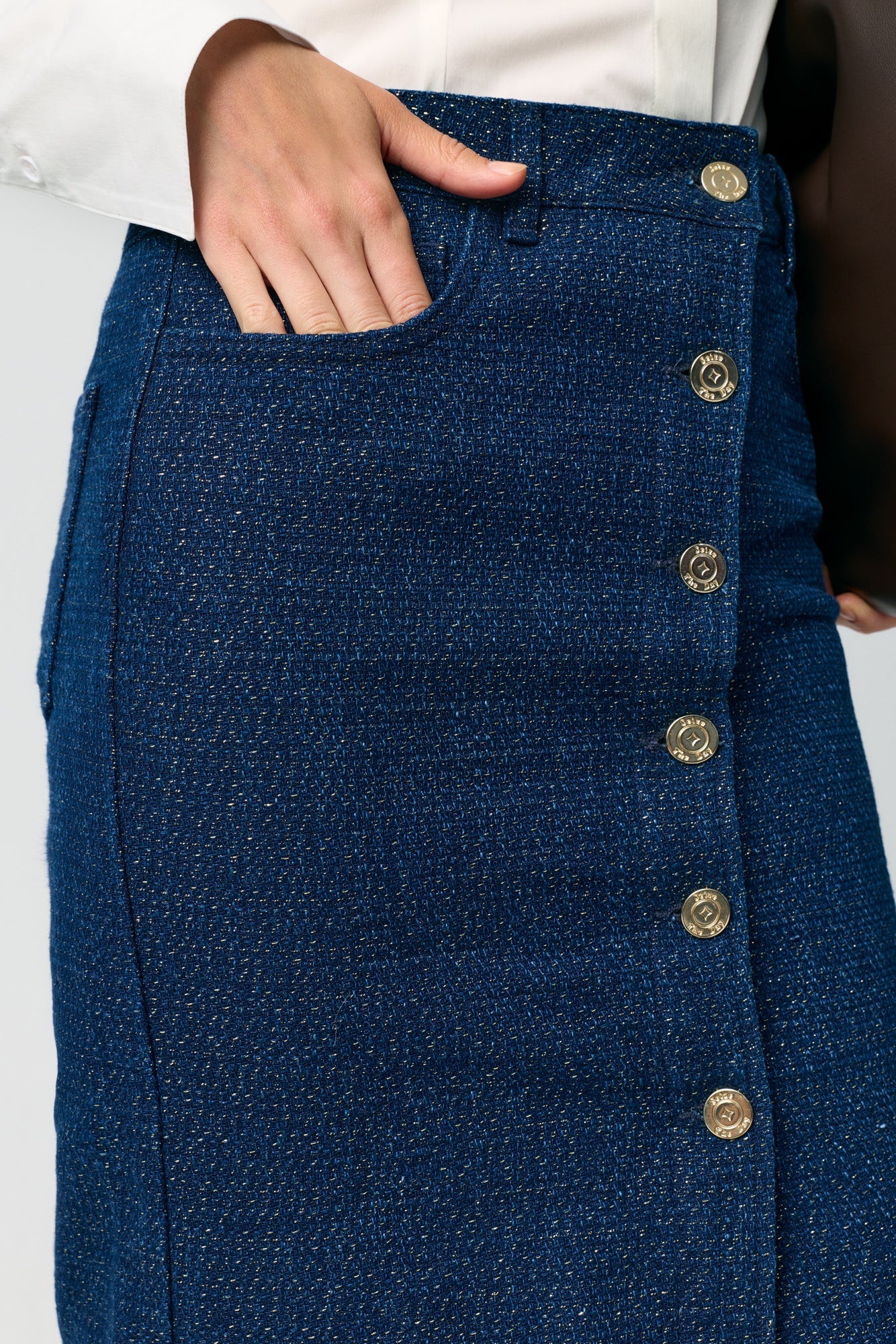 SEIZE THE DAY LACY MIDI SKIRT