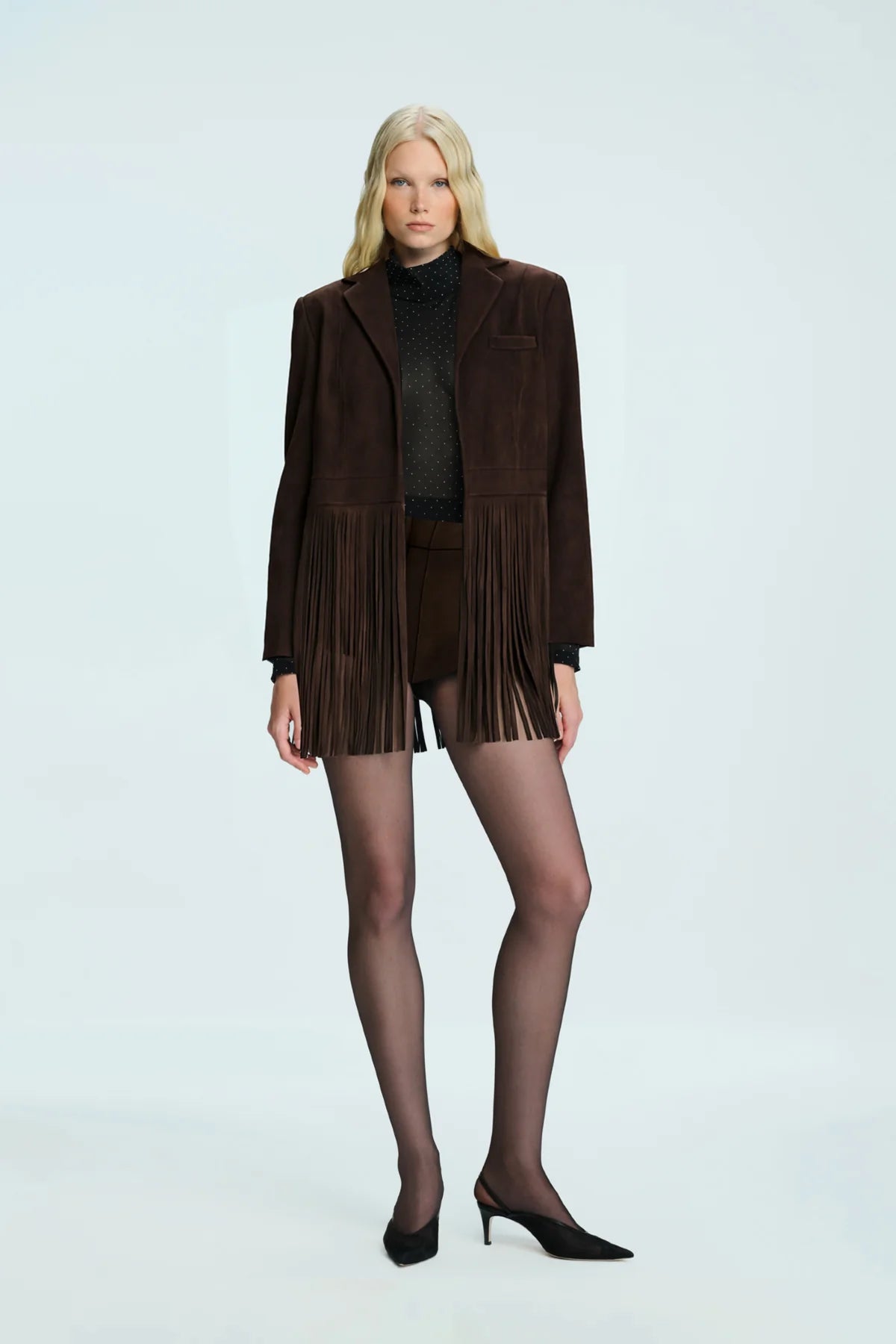 SPRING AFFAIR NERO SUEDE JACKET