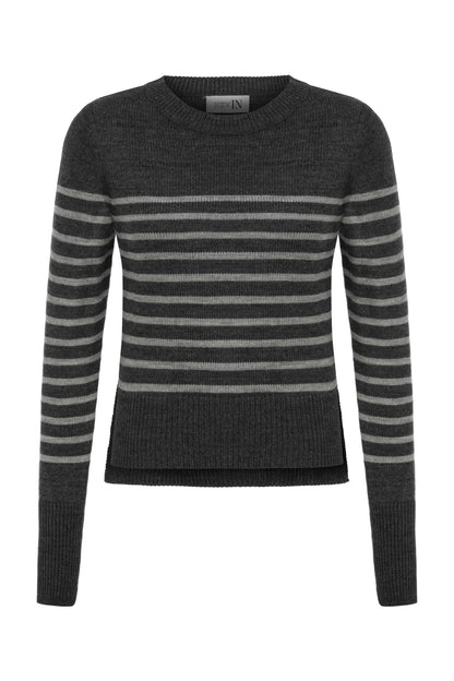 NEW IN STRIPED SWEATER