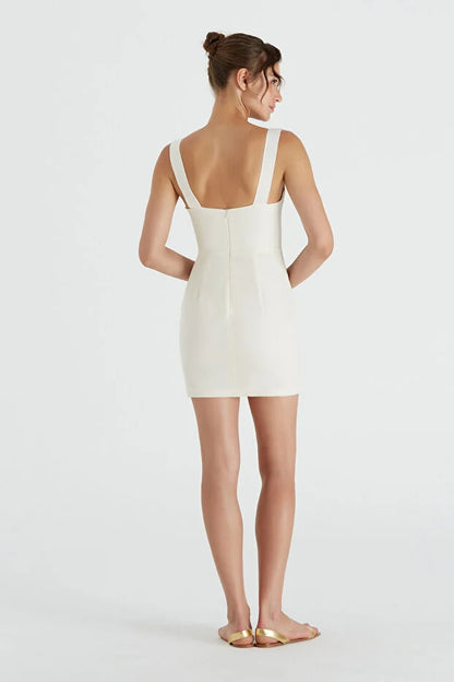 DAHLIA BIANCA SITA DRESS