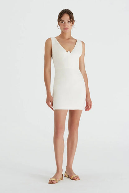 DAHLIA BIANCA SITA DRESS