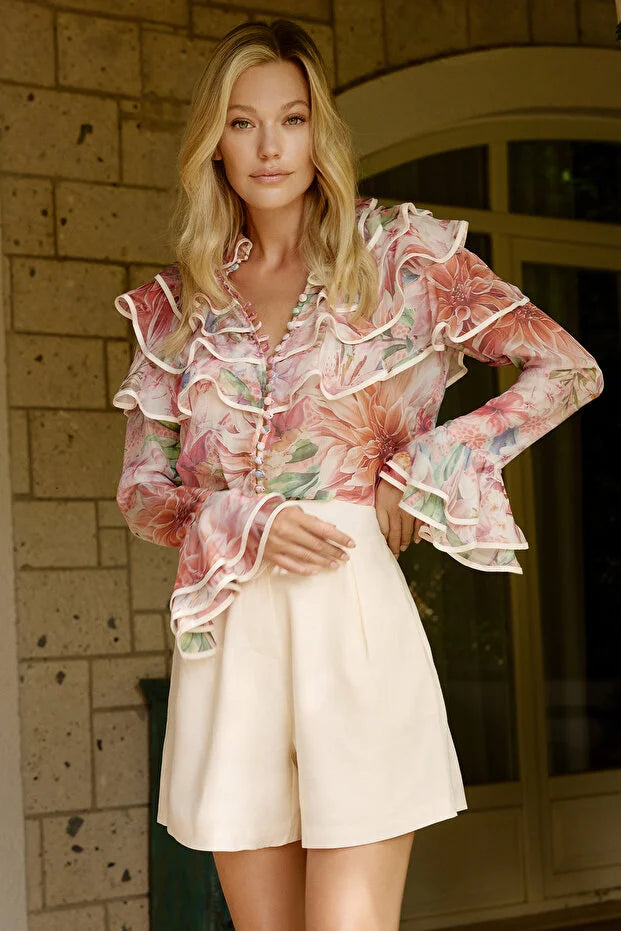 DAHLIA BIANCA ROYAL SHIRT