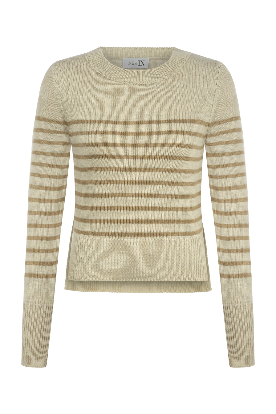 NEW IN STRIPED SWEATER