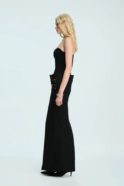 SPRING AFFAIR CRYSTAL MAXI GOWN