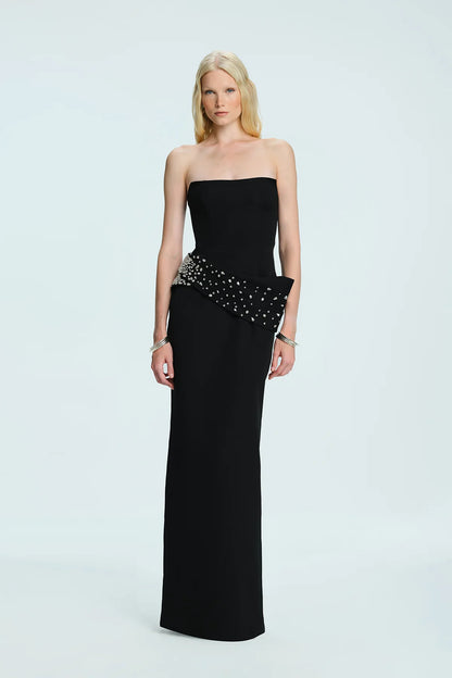SPRING AFFAIR CRYSTAL MAXI GOWN