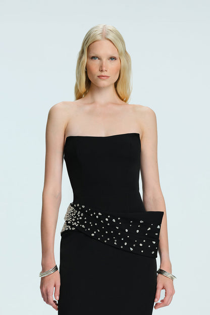 SPRING AFFAIR CRYSTAL MAXI GOWN