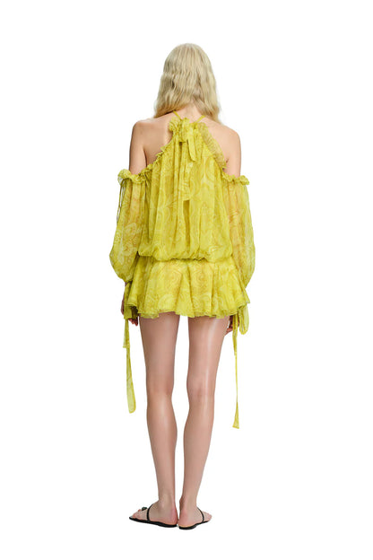 SPRING AFFAIR CITRINE MIRAGE DRESS
