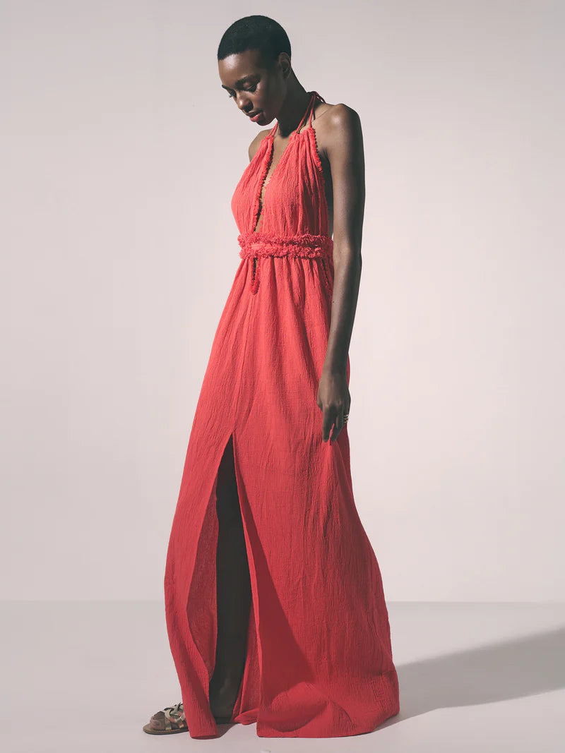 NAIVE ANAIS CORAL DRESS