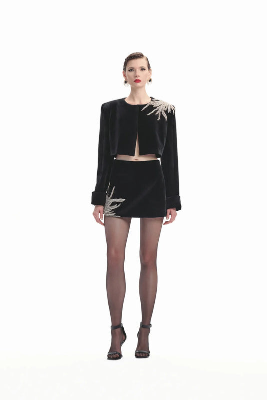 SPRING AFFAIR DION VELVET JACKET