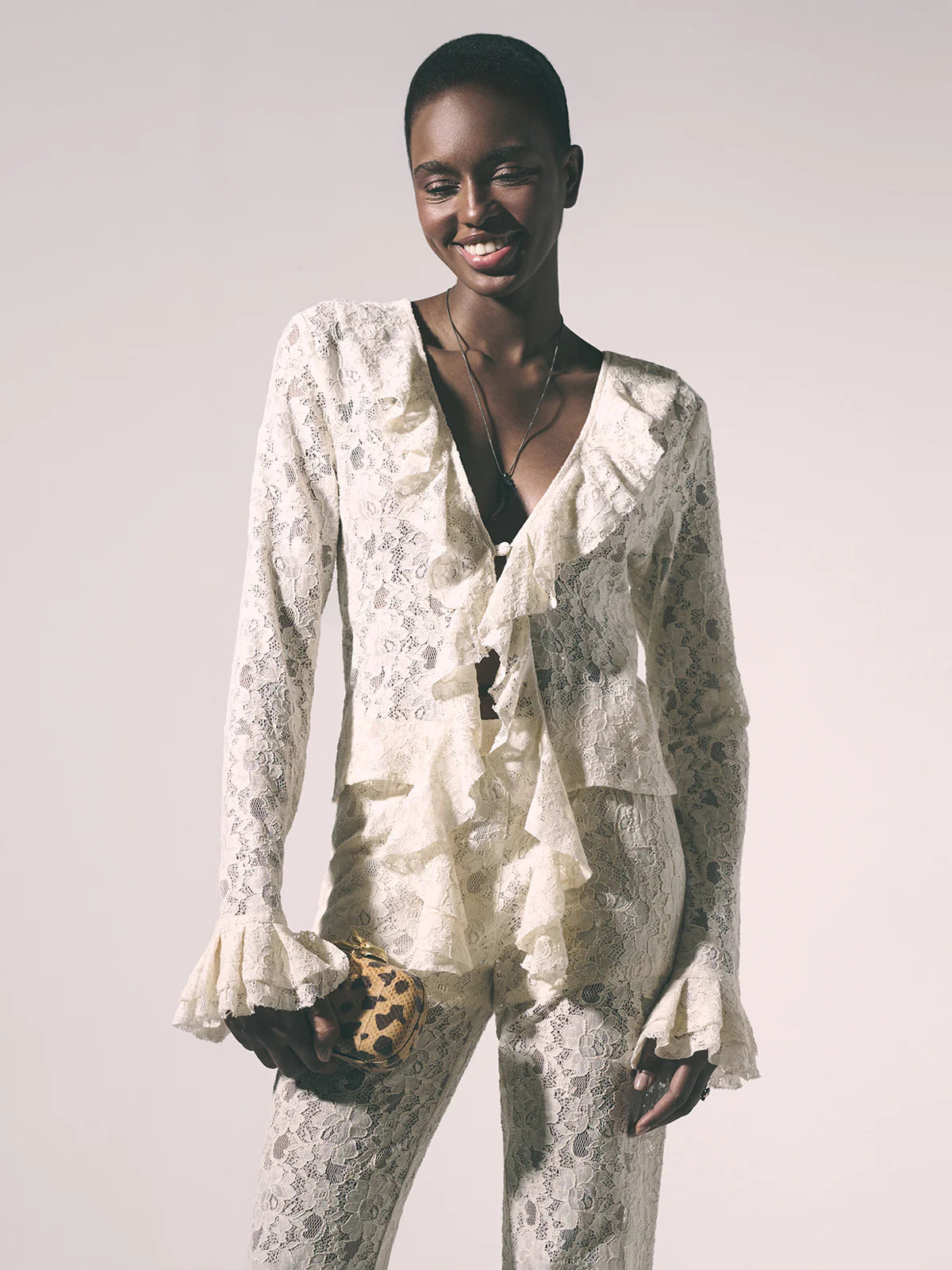 NAIVE DELICA FRILL TOP