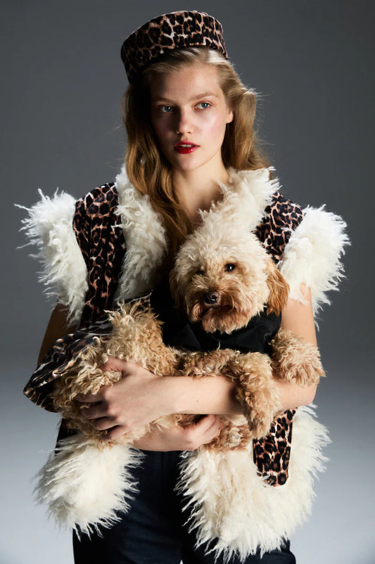 FEEMUSE MILKA LEOPARD VEST