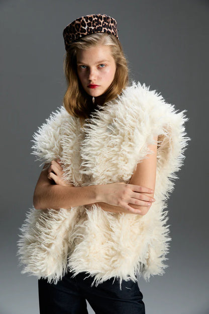 FEEMUSE MILKA LEOPARD VEST