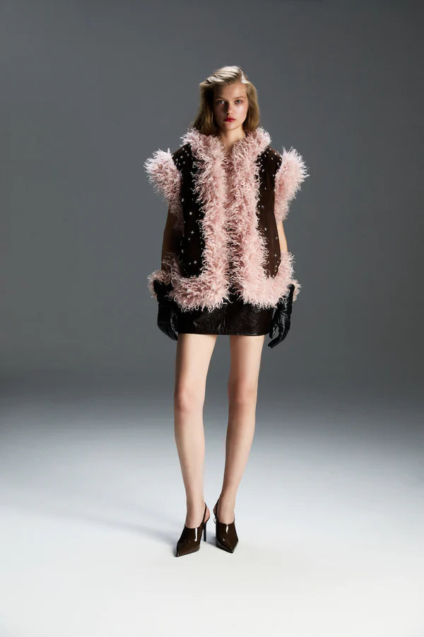 FEEMUSE MILKA SUEDE VEST