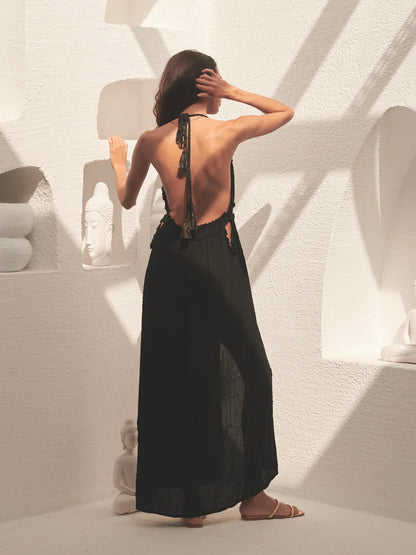 NAIVE GOLDIE BLACK DRESS
