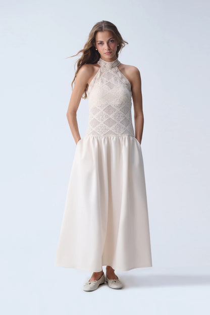 NAIA ELLA MIDI DRESS