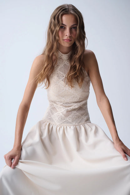 NAIA ELLA MIDI DRESS