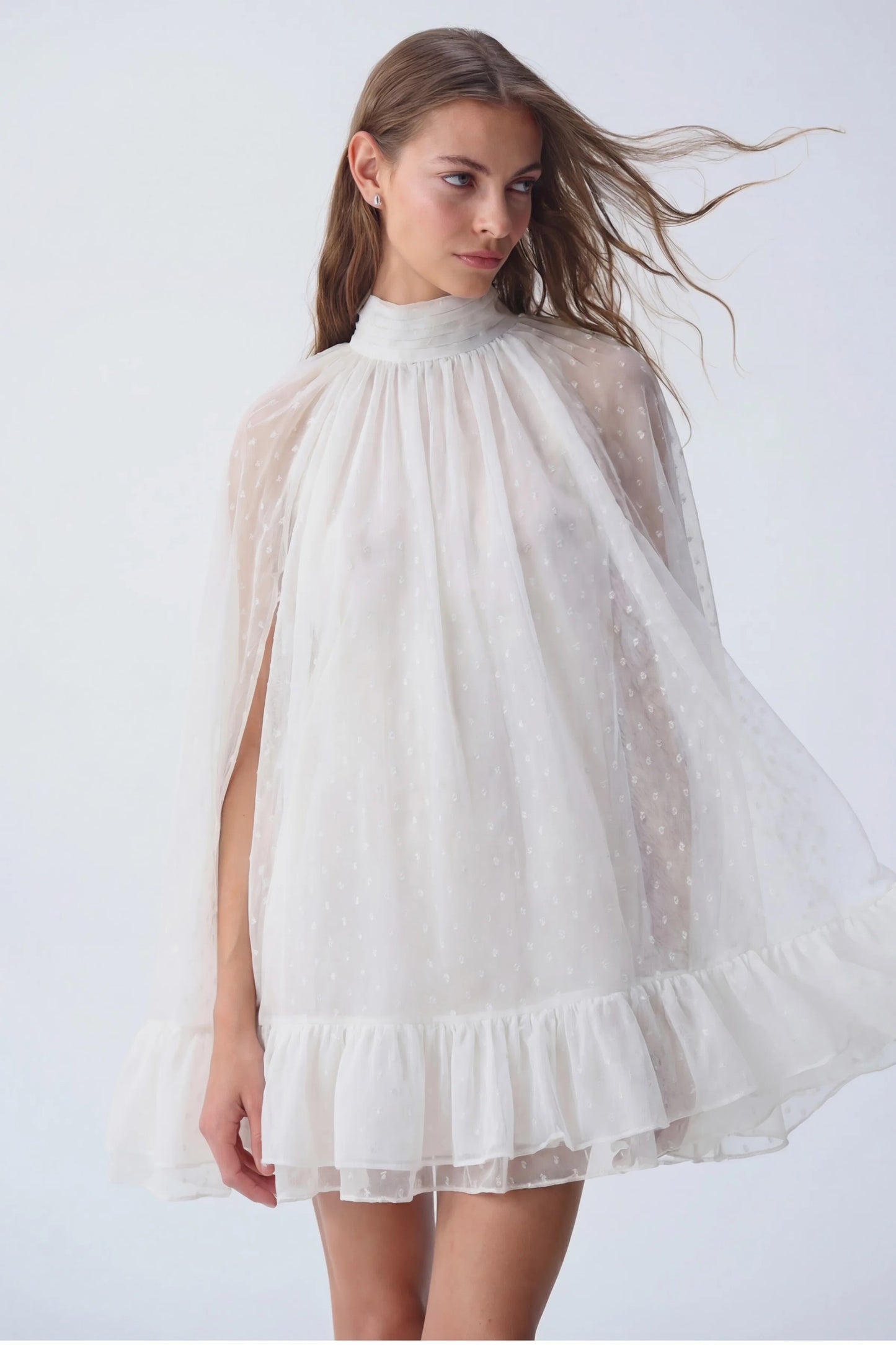 SOFIA MINI CAPE DRESS