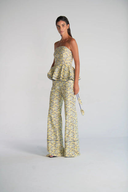 LALINE REBECCA PEPLUM SET