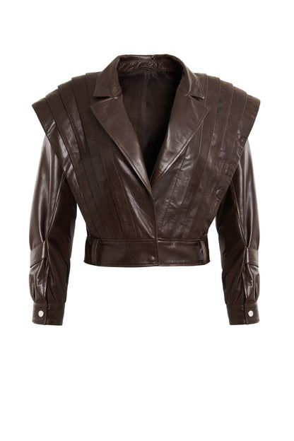 LOL YASMEEN LEATHER JACKET