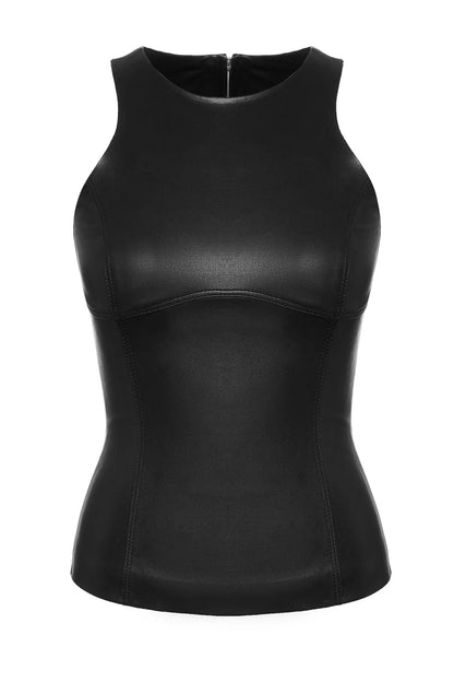 LOL TYRA LEATHER TOP