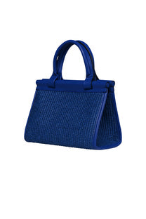 BLINQ MICRO PORTO RAFFIA SAPPHIRE BLUE