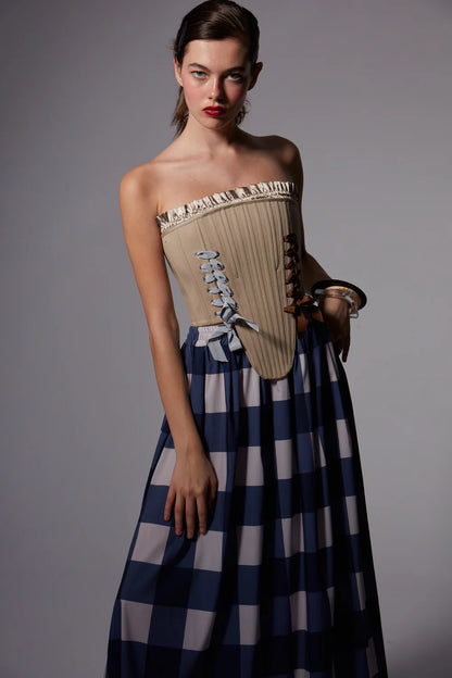 FEEMUSE MARIE BEIGE CORSET