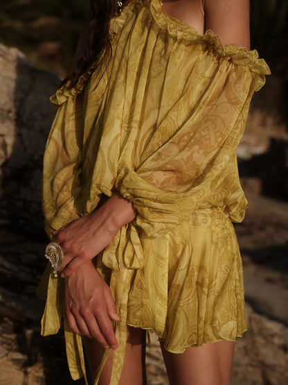 SPRING AFFAIR CITRINE MIRAGE DRESS