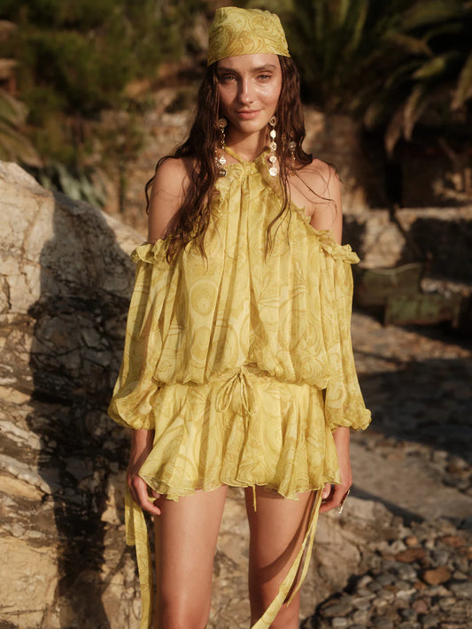 SPRING AFFAIR CITRINE MIRAGE DRESS