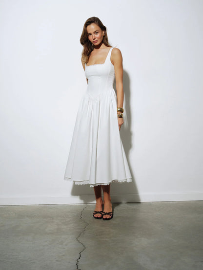 SEIZE THE DAY CARMINE DRESS
