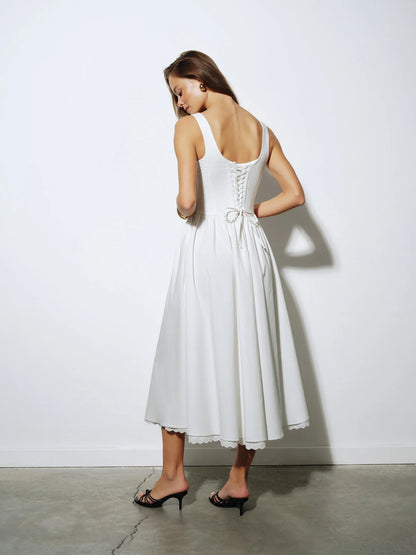 SEIZE THE DAY CARMINE DRESS