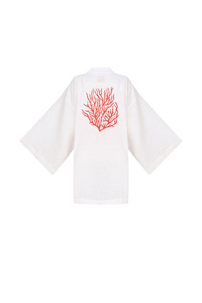 VERA LUCE CORAL ELEGANCE KIMONO