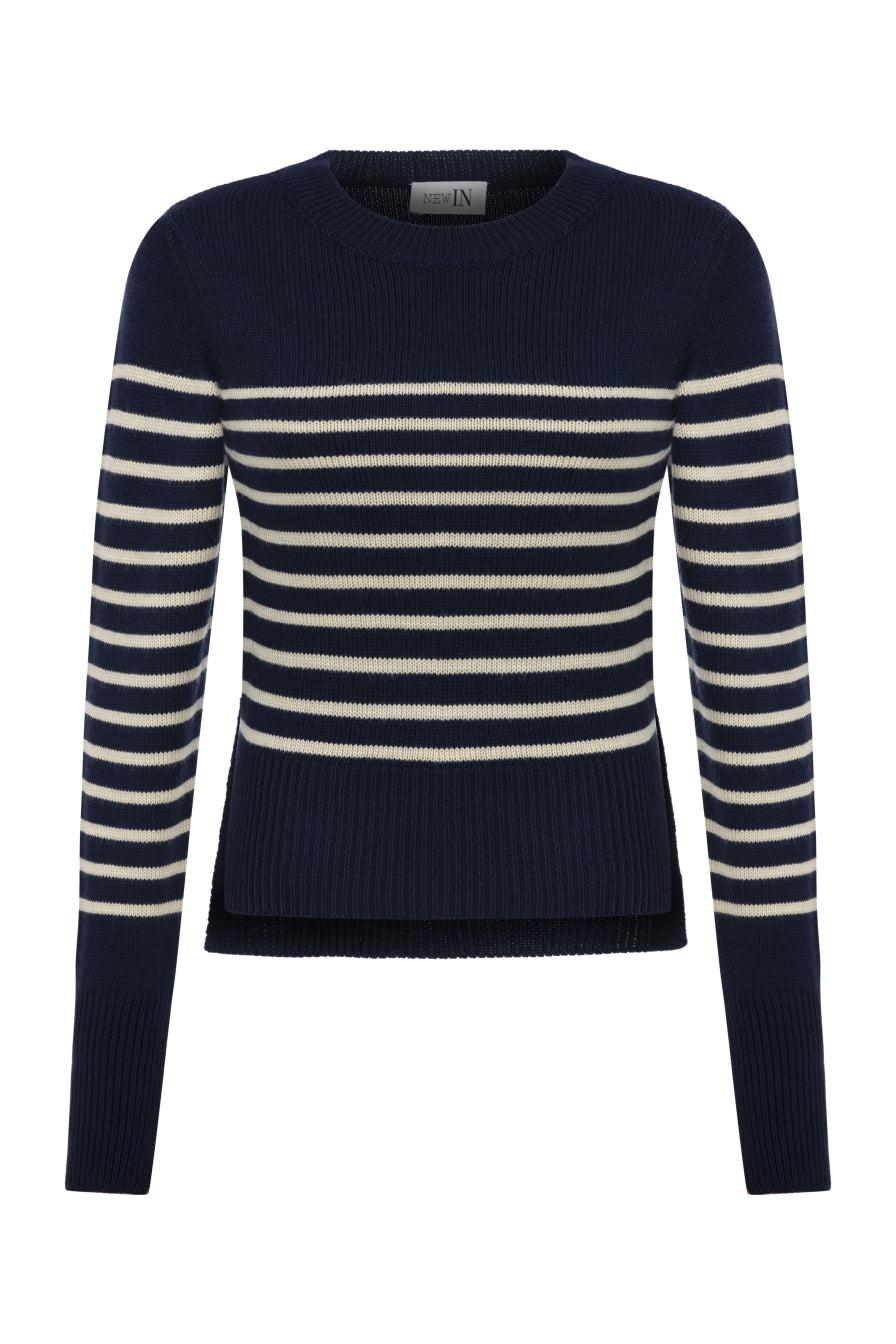 NEW IN STRIPED SWEATER