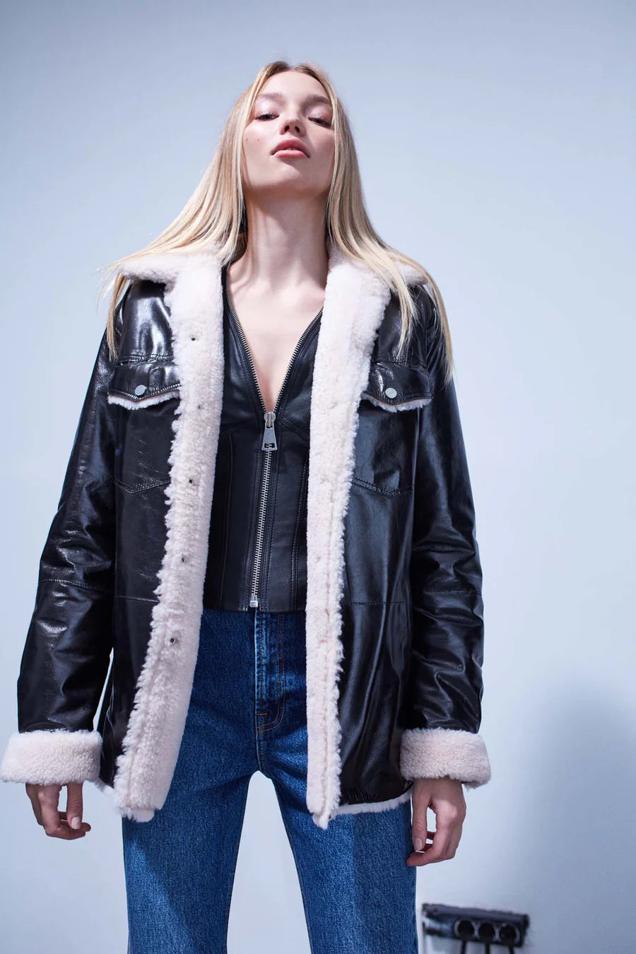 LOL KLUM SHEARLING COAT