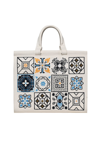 BLINQ MINI PORTO GREEK TILES EMBROIDERY