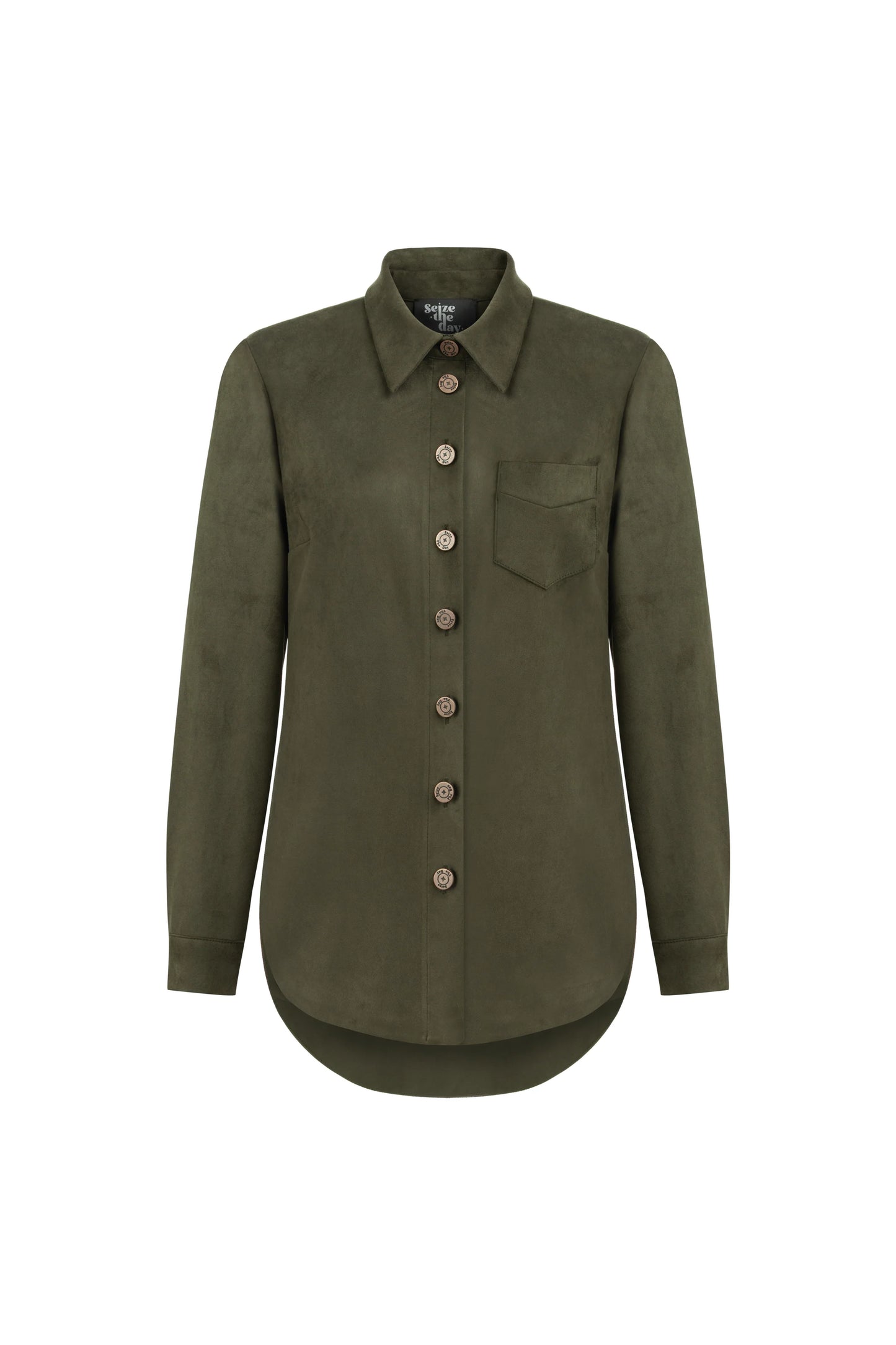 SEIZE THE DAY ROSIE SUEDE SHIRT