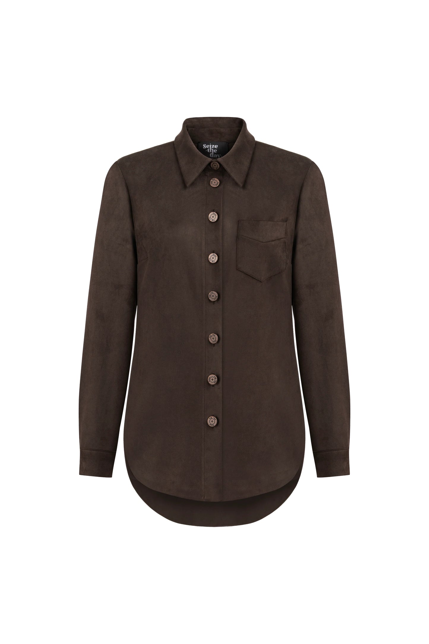 SEIZE THE DAY ROSIE SUEDE SHIRT