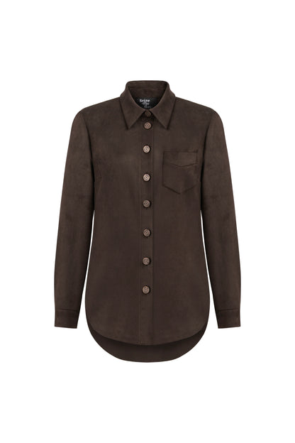 SEIZE THE DAY ROSIE SUEDE SHIRT